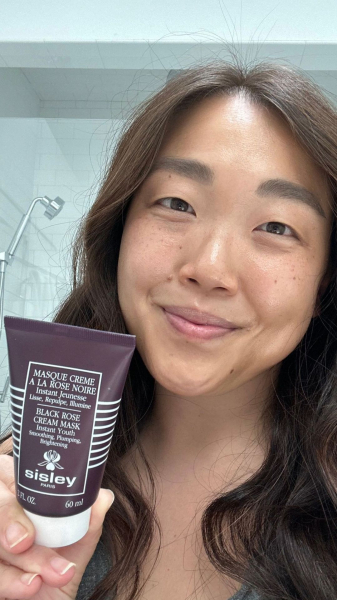 Christa Joanna Lee after using Sisley Paris's Black Rose Cream Mask